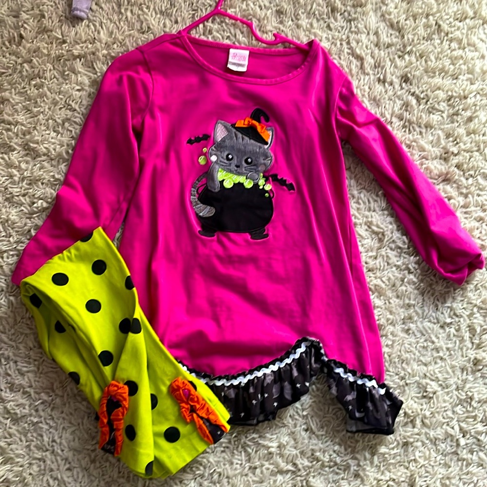 RicRac & Ruffles Halloween Tunic set
